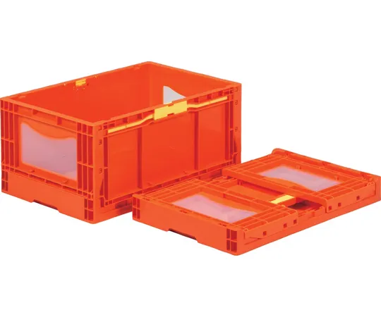 67-7113-25 Folding Container EP52B Orange/Transparent 55968000OR308TM