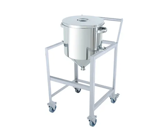 64-5068-84 Stainless Hopper Type Universal Container 35L with Stand (with handle and lid) HT-ST-ASCC-36