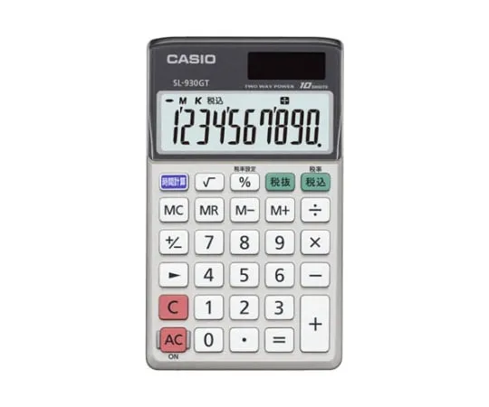 62-1061-91 CASIO Calculator Conforming To Law Concerning The Promotion Of Procurement Of Eco-Fri***ly Goods And Services By The State And Other Entities Notebook Type 10 Digits SL-930GT-N