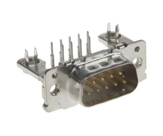 63-4798-47 TE Connectivity Amplimite HD-20 Series, 9 Way Right Angle Through Hole Eurostyle PCB D-Sub Connector Plug, 2.74mm 8-1393480-5