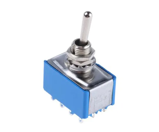 63-4751-07 APEM 4-pole on-off switch Toggle Switch, Latching, Panel Mount 5666A