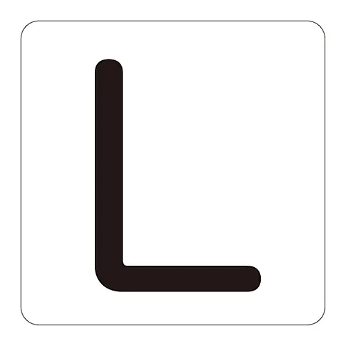 61-3414-82　［Discontinued］Alphabet Display Sticker HA-L (5P) Large　172512