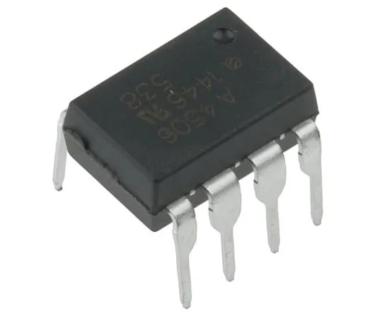 63-4876-21 Broadcom, HCPL-4506-000E DC Input Inverter, Open-Collector Output Optocoupler, Through Hole, 8-Pin PDIP HCPL-4506-000E