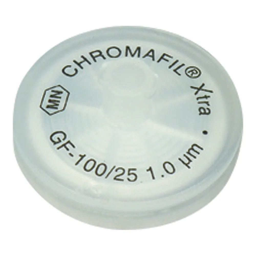 4-4338-01 Syringe Filter (Glass Fiber CHROMAFIL) 1 Um Phi 25 mm Natural 100 Pieces 729228