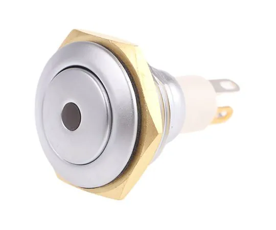 63-4761-07 ITW Single Pole Single Throw (SPST) Momentary Green LED Miniature Push Button Switch, 12.15 (Dia.)mm, Panel Mount 57-112G