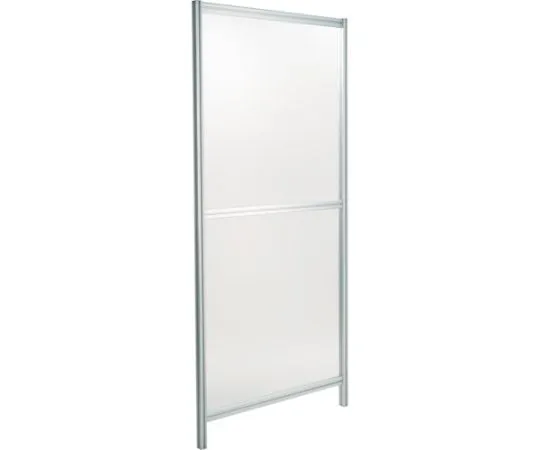 67-5647-70　［Discontinued］Aluminum Frame Safety Fence (Transparent Panel x 1 + Metal Fittings Set)　SJSF-C1