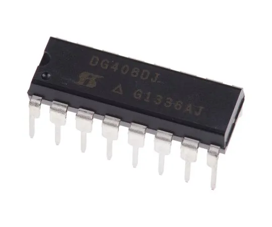 63-4905-13 DG408DJ-E3 Vishay, Analogue Switch Single 8:1, 15 V, 18 V, 24 V, 28 V, 16-Pin PDIP DG408DJ-E3