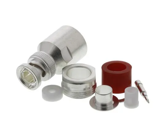 63-4874-65 RS Pro Straight 50Ω Cable Mount BNC Connector, Plug, Silver, Clamp Termination, RG213 546-4358