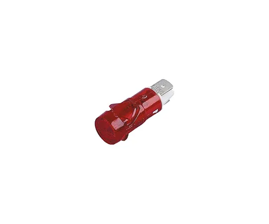63-4741-01 Arcolectric Red neon Indicator, Tab Termination, 110 V ac, 12.7mm Mounting Hole Size C287000NAP