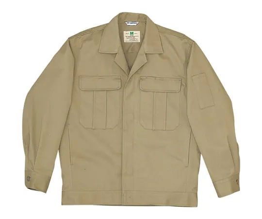 65-1237-18 Work Clothes, E/C 4 Pocket Jumper Front Button Style Beige S M5600-UE-S M5600-UE-S