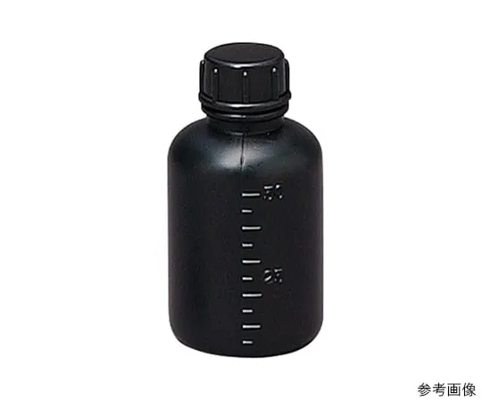 63-1278-60 Narrow Mouth Bottle Black PE 50 mL 0111BK