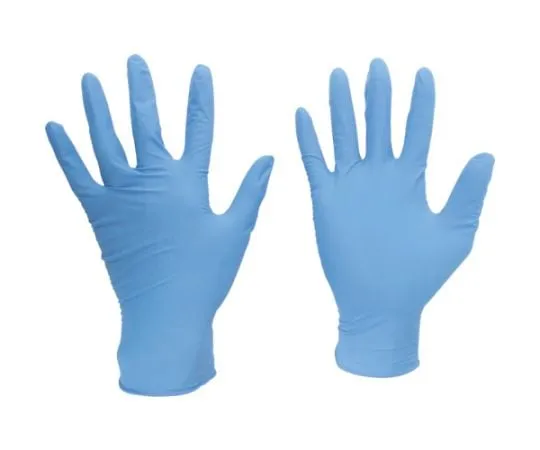 67-3143-93 Nitrile Disposable Gloves Velte 790 Blue 100 ct SS Size VERTE-790K-SS