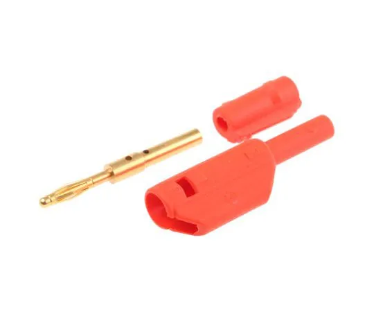 63-4736-99 Red Male Banana Plug Solder 600V 65.9182-22
