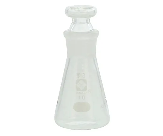 6-016-01　［Discontinued］Erelenmeyer Flask With Ground-In Stopper 10mL