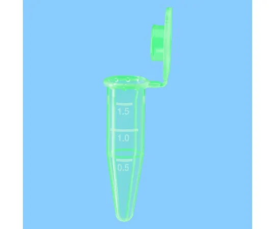 63-2980-55 Sampling Tube (with Scale) Green 1.5ml 72.690.476