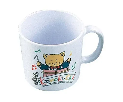 61-6839-44 Melamine Children's Dishes Knekotai One-handed Cup L-115 Pink 4541100