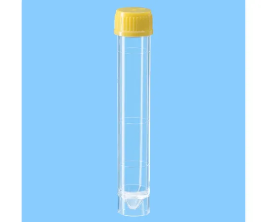 63-2977-95 Sterilized V-Base Self-standing Tube Yellow Cap 10ml 60.9921.829