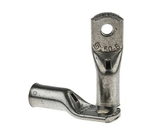63-4759-85 TE Connectivity XCT Series Uninsulated Tubular Ring Terminal, M6 Stud Size, 50mm² to 50mm² Wire Size 710025-3