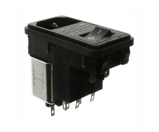 63-4705-47 Male IEC/EN 60939 IEC Filter Snap-In,Solder,Rated At 2A,250 V ac Operating Frequency 50 → 400Hz FN382-2-21