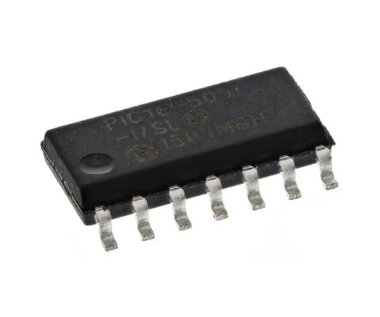 63-4895-61 Microchip PIC16F505-I/SL, 8bit PIC Microcontroller, 20MHz, 1K Flash, 14-Pin SOIC PIC16F505-I/SL