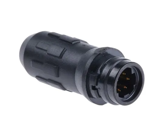 63-4861-72 Hirose HR30 Series, Cable Mount Miniature Connector Plug, 6 Way, 2A, IP67, IP68 HR30-6JA-6P(71)