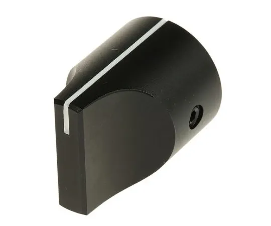 63-4805-10 RS Potentiometer Knob, Grub Screw Type, 19mm Knob Diameter, Black, 6.4mm Shaft 467-2441