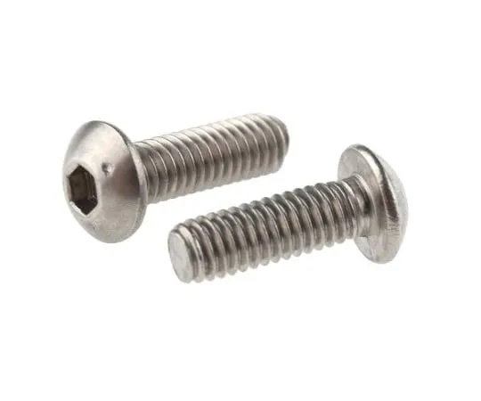 63-4739-46 RS PRO M4 x 12mm Hex Socket Button Screw Plain Stainless Steel 232-8209
