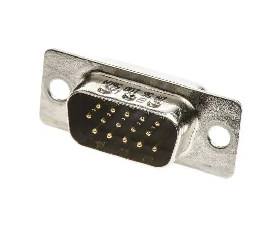 63-4929-77 Harting Cable Mount, 15 Pin D-sub Connector Plug, Shell Size E High Density 9561005604