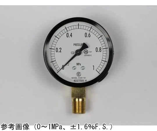65-4278-07-20 Normal Pressure Gauge (Φ75) Vertical A Frame with 0.16 MPa with Inspection Certificate AC20-181