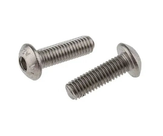 63-4717-72 RS PRO M5 x 16mm Hex Socket Button Screw Plain Stainless Steel 183-8698