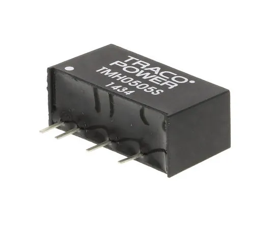 63-4759-34 TRACOPOWER TMH 2W Isolated DC-DC Converter Through Hole, Voltage in 4.5 → 5.5 V dc, Voltage out 5V dc TMH 0505S