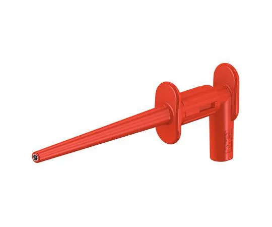 63-4737-04 Multi Contact 1A Red Grabber Clip, 300V Rating, 2mm Probe Socket Size 65.9187-22