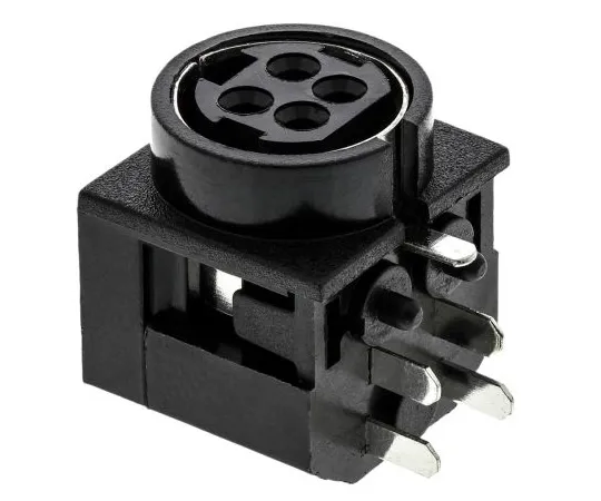 63-4932-28 Kycon PCB Mount DC Power Socket KPJX Series, Right Angle 7.5A KPJX-4S