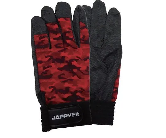 63-6337-62 Work Gloves Red Camouflage M JPF-178MR-M