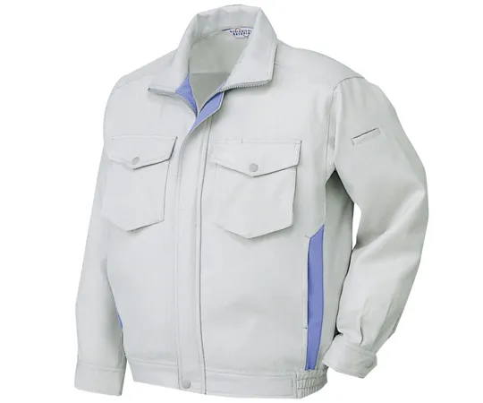 65-1236-93 Work Clothes, Unisex Blouson Silver Gray SS RC461-UE-SS RC461-UE-SS
