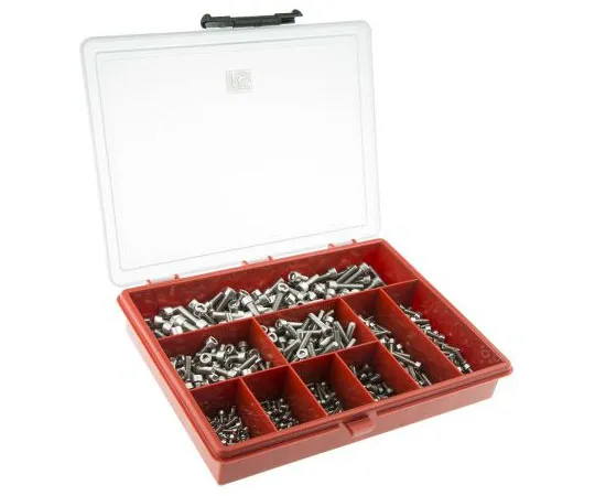 63-4736-89 545 piece Stainless Steel Screw/Bolt Kit, M3, M4, M5, M6 225-3363