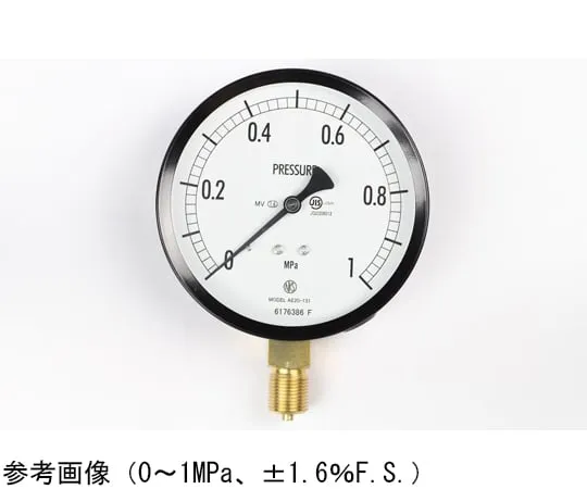 65-4283-72 Normal Pressure Gauge (Φ100) Vertical A-Frame for Steam and Vibration Resistance 0.16 MPa AE20-131
