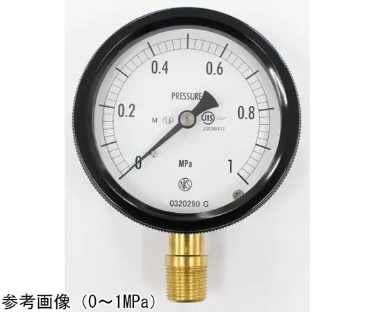 65-4297-32 Sealed Pressure Gauge (75Φ) Vertical A-Frame for Steam 0.6 MPa BC12-181