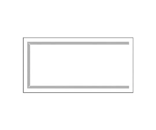 62-0008-64　［Discontinued］Room Name Display Plate, Internal Medicine Acrylic (Gray) 80 x 240 x 3 Thickness　31244
