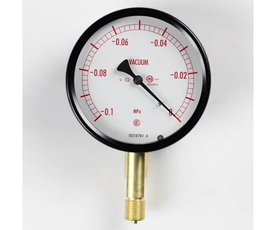 65-4298-22-20 Sealed Pressure Gauge (100Φ) Vacuum Gauge (Negative Pressure Gauge) Vertical A Frame for Vibration Resistance - With 0.1~0 MPa with Inspection Certificate BE10-131