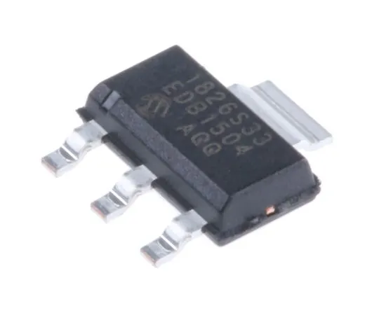 63-4934-52 Microchip MCP1826S-3302E/DB, LDO Regulator, 1A, 3.3 V, ±2% 3+Tab-Pin, SOT-223 MCP1826S-3302E/DB