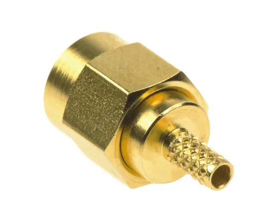 63-4806-09 TE Connectivity Straight 50Ω Cable Mount SMA Connector, Crimp Termination RG174 A/U, RG188 A/U, RG316/U 1-1478916-0