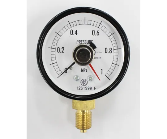65-4268-86-20 Normal Pressure Gauge (Φ60) with Installation Needle Vertical A Frame with 1 MPa Inspection Certificate AA10-121