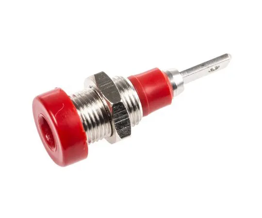 63-4748-62 Silver plated red lantern socket,2mm 23.0060-22