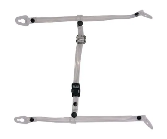 67-6865-56 Chinstrap for Helmet, Made of Transparent Vinyl, Clear TE-2