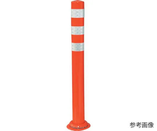 67-2353-33　［Discontinued］Lane Separator Pole Cone CITY R Single Leg M16 PCCTR-100RW-F Red　PCCTR-100RW-FT-T5