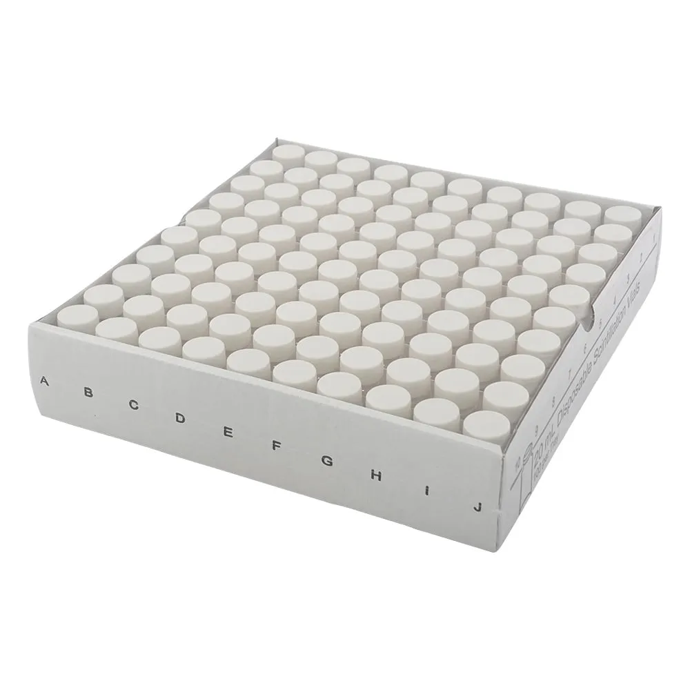 1-2502-01 Glass Scintillation Vial (20mL) Packaging with Cap Julia Cap/Cork, Aluminum Liner 03-337-5