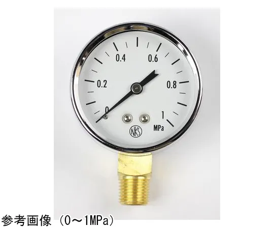 65-4316-64-20 Small Pressure Gauge (50Φ) with 0.2 MPa Inspection Certificate GK10-271