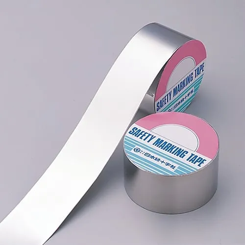 61-3419-59 Thick Stainless Steel Adhesive Tape AH-145 Ferritic Stainless Steel 50mm Width x 5m x 0.12mm 190145