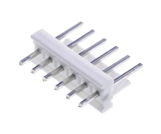 63-4684-68 TE Connectivity MTA-100, 6 Way, 1 Row, Straight PCB Header 640456-6